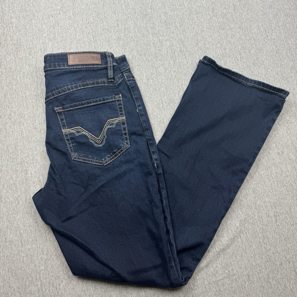 Rock & Roll Denim Womens High Rise Bootcut Sz 30x32 Western Cowgirl Snap Pocket